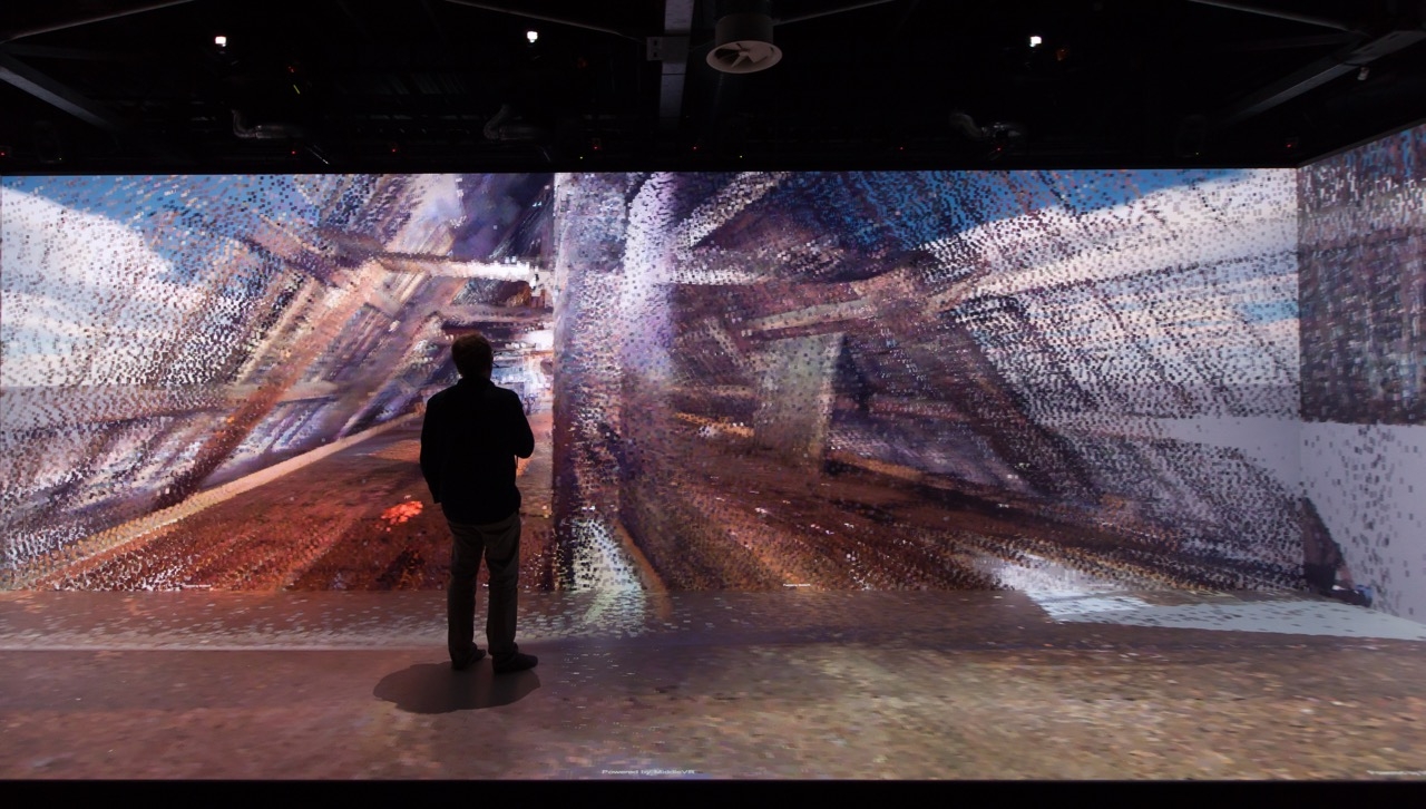 Point cloud immersive interaction